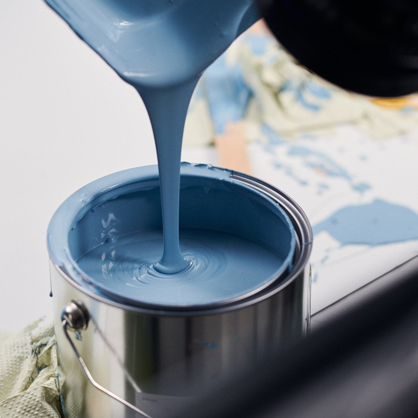 Blue paint Cover Story